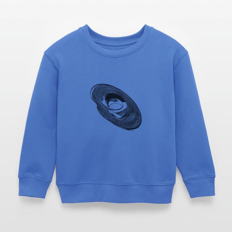Geometric Circle Ellipses Parabolas Lines Kids Organic Sweatshirt by Stanley/Stella