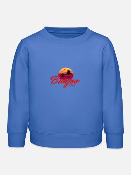 Banjoo Sunset - Kinder Organic Sweatshirt Mini Changer von Stanley/Stella - carolina Blue