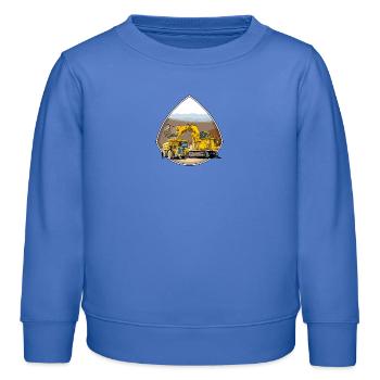Machines monstrueuses - Sweat enfant bio Stanley/Stella - carolina blue - Devant - AI Model Kid Female (0cm)