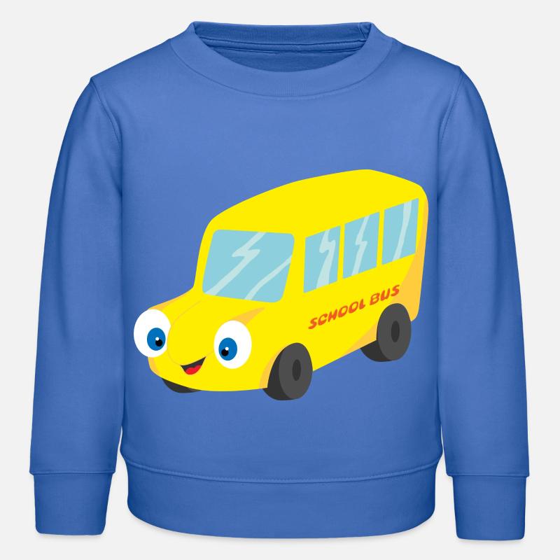 Schulbus - Kinder Organic Sweatshirt Mini Changer von Stanley/Stella - carolina Blue