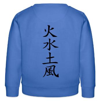4 elements - Sweat enfant bio Stanley/Stella - carolina blue - Dos - AI Model Kid Female (0cm)
