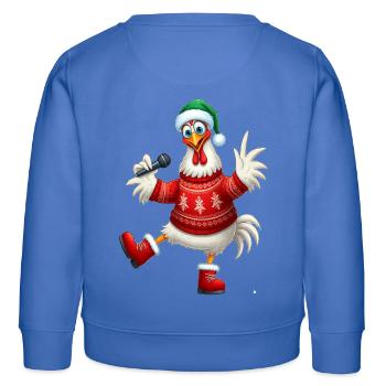 Urlaub Singende Henne Pullover - Kinder Organic Sweatshirt Mini Changer von Stanley/Stella - carolina Blue - Hinten - AI Model Kid Female (0cm)