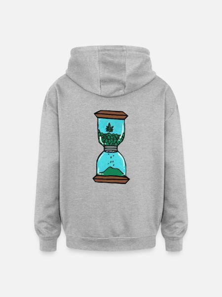 beuh minute 1 - Oversized Unisex Hoodie - heather grey