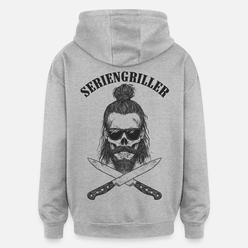 Gril de la série - Sweat à capuche oversize unisexe - gris chiné