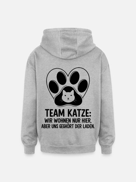 We own the store - Oversized Unisex Hoodie - heather grey