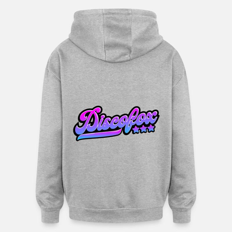 Chemise cadeau de danse Discofox - Sweat à capuche oversize unisexe - gris chiné
