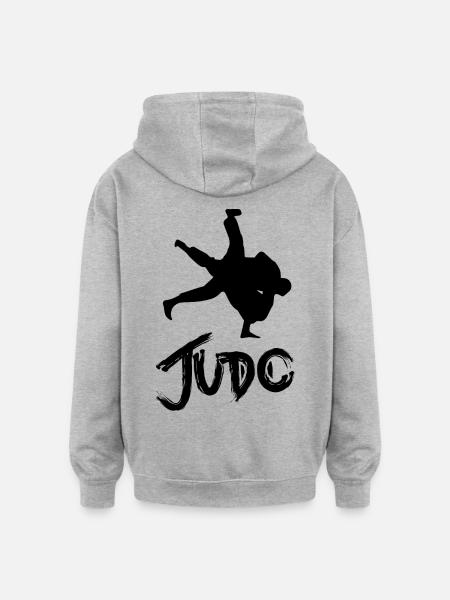 judo - Oversized Unisex Hoodie - heather grey