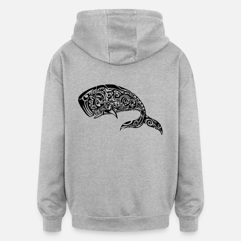 Dear Moby - Oversized Unisex Hoodie - heather grey