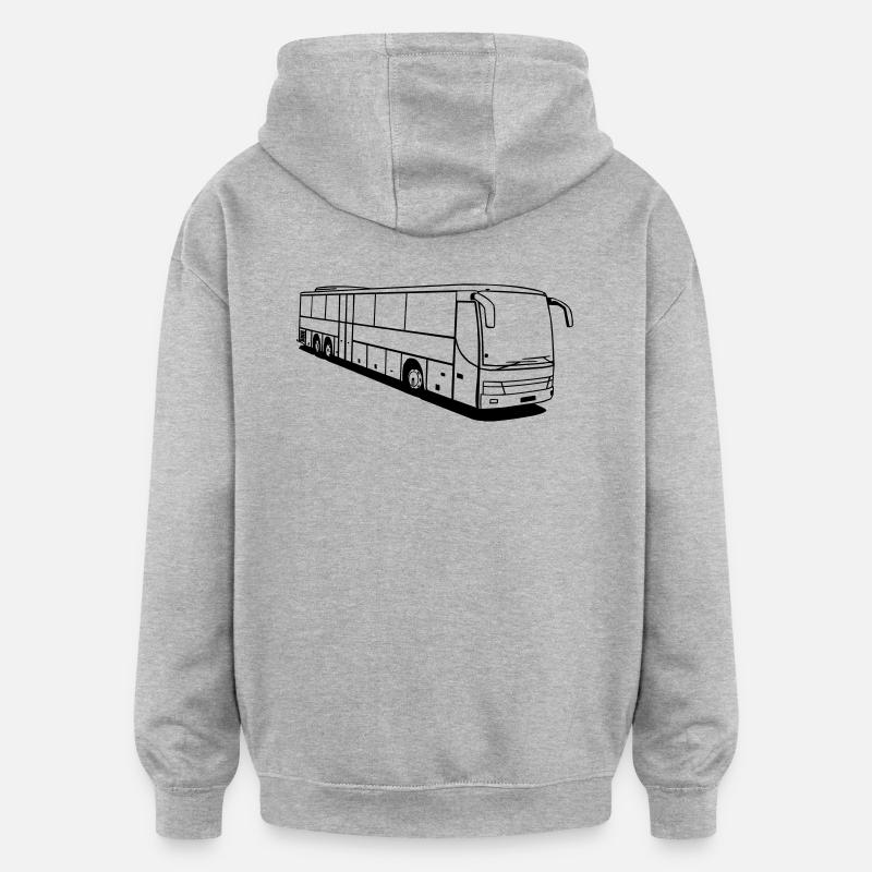 S 319 UL-GT - Oversized Unisex Hoodie - Grau meliert