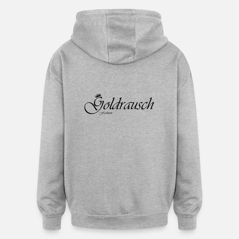 snowboard evolution - Oversized Unisex Hoodie - heather grey