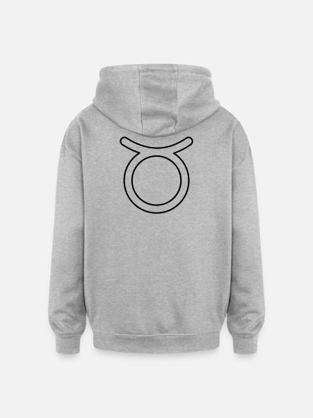 Taurus zodiac constellation zodiac sign - Oversized Unisex Hoodie - heather grey