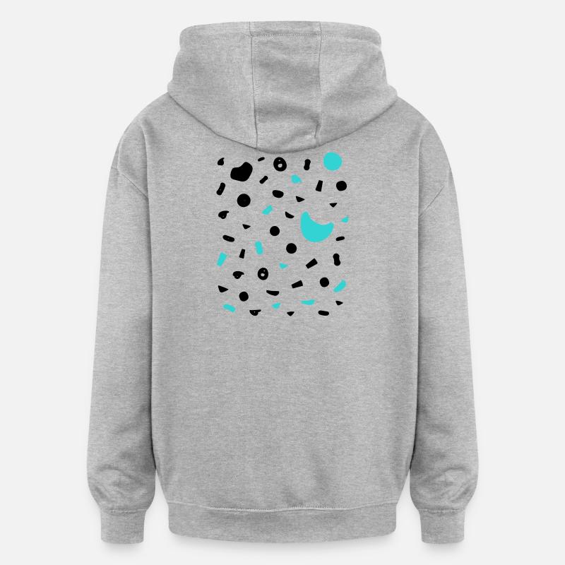Boulder Projekt 7a Design Klettergriffe klettern - Oversized Unisex Hoodie - Grau meliert