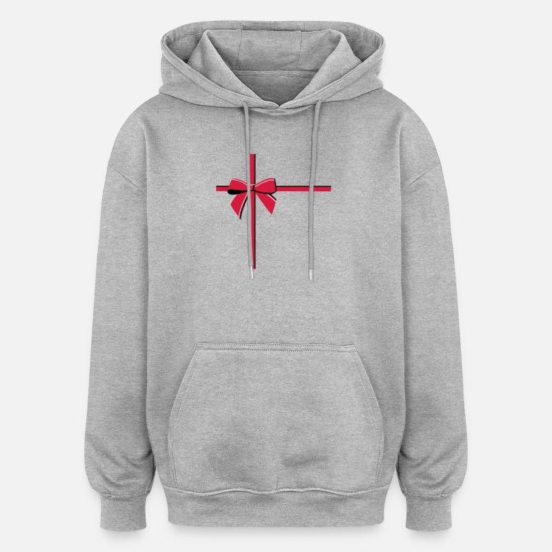 loop - Oversized Unisex Hoodie - heather grey