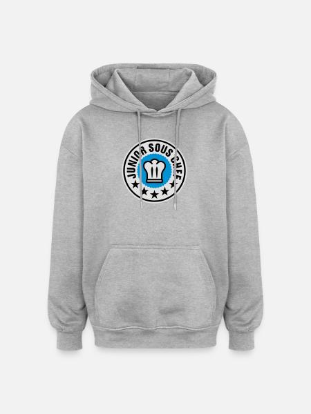 Junior Sous Chef - Oversized Unisex Hoodie - Grau meliert