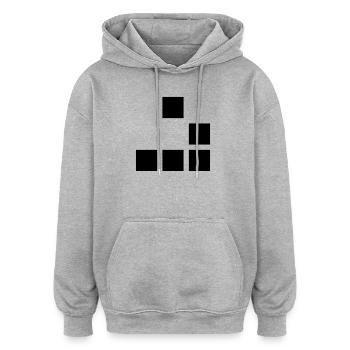 Glider - Oversized Unisex Hoodie - heather grey - Front - Noah (186cm)