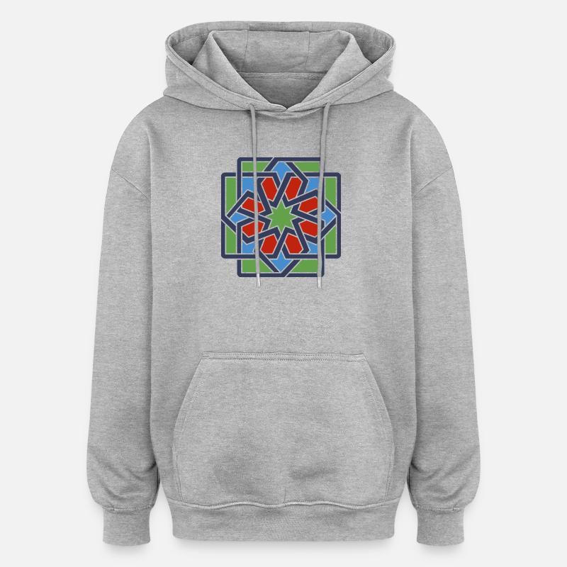 Andalusien 4 - Oversized Unisex Hoodie - Grau meliert
