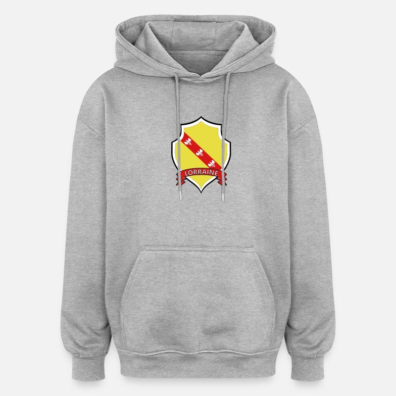 Lorraine - Oversized Unisex Hoodie - heather grey