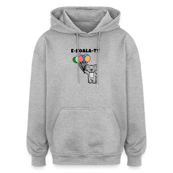LGBT equality rights of homosexuals - Oversized Unisex Hoodie - heather grey - Front - Noah (186cm)