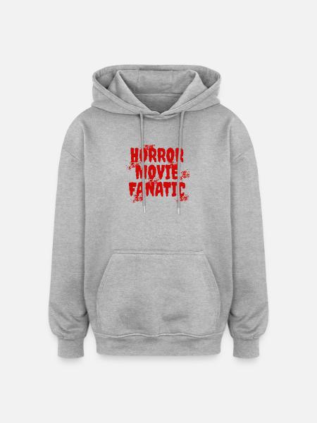 Binge Watching Series Streaming Movies Statement - Oversized Unisex Hoodie - heather grey
