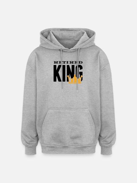 Pensioner Retirement Retirement Statement - Oversized Unisex Hoodie - heather grey