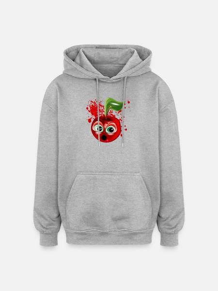 HALLOWEEN COSTUMES CHERRIES - Oversized Unisex Hoodie - heather grey