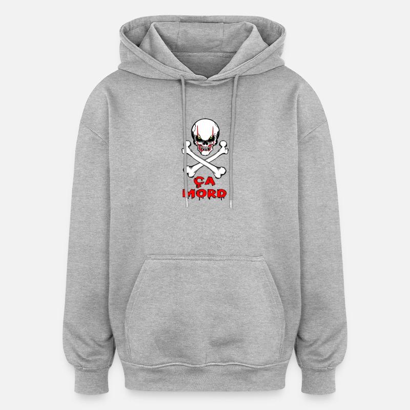 It bites - Oversized Unisex Hoodie - heather grey