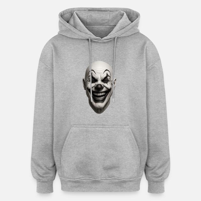 Sot... - Sweat à capuche oversize unisexe - gris chiné