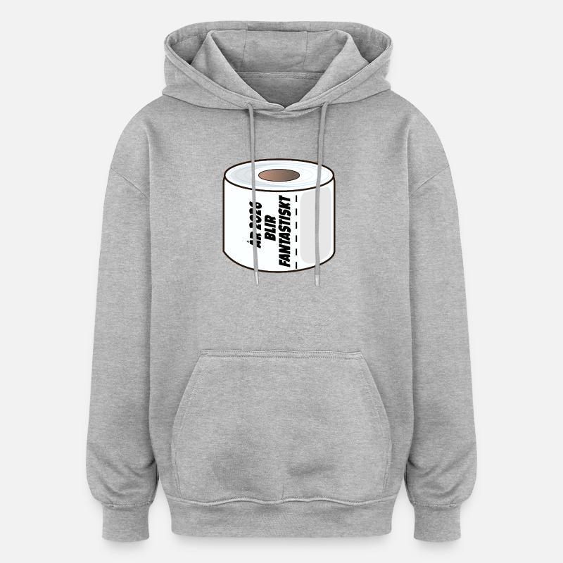 L’année 2026 s’annonce incroyable - Sweat à capuche oversize unisexe - gris chiné
