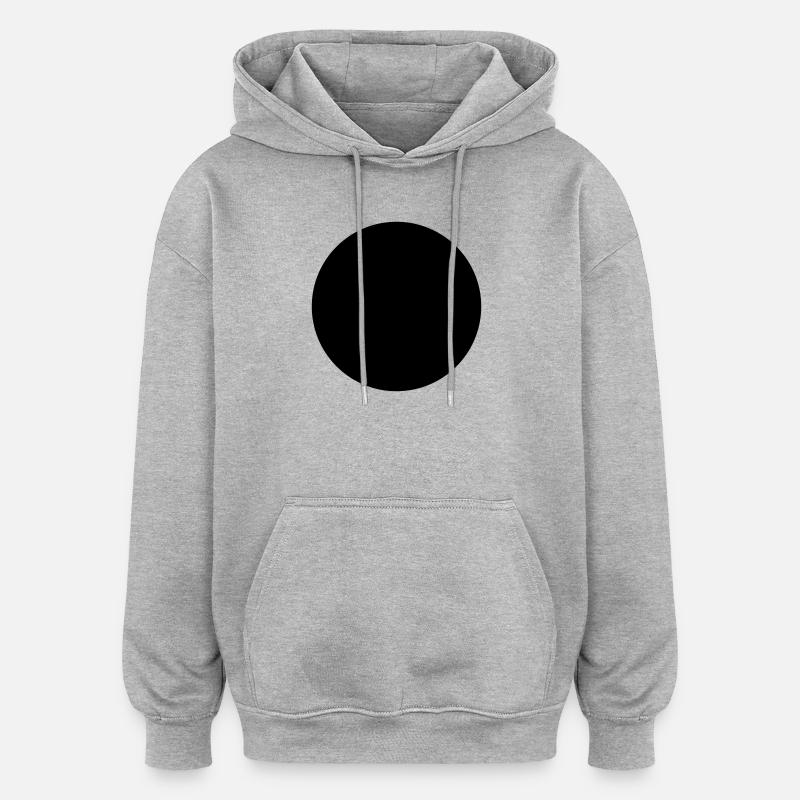 Cercle - Sweat à capuche oversize unisexe - gris chiné