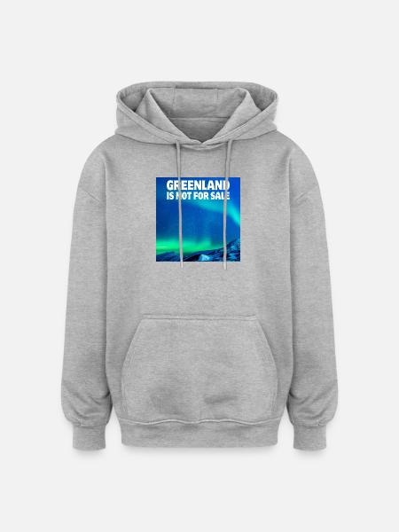 Inuit, Greenland, Denmark - Oversized Unisex Hoodie - heather grey