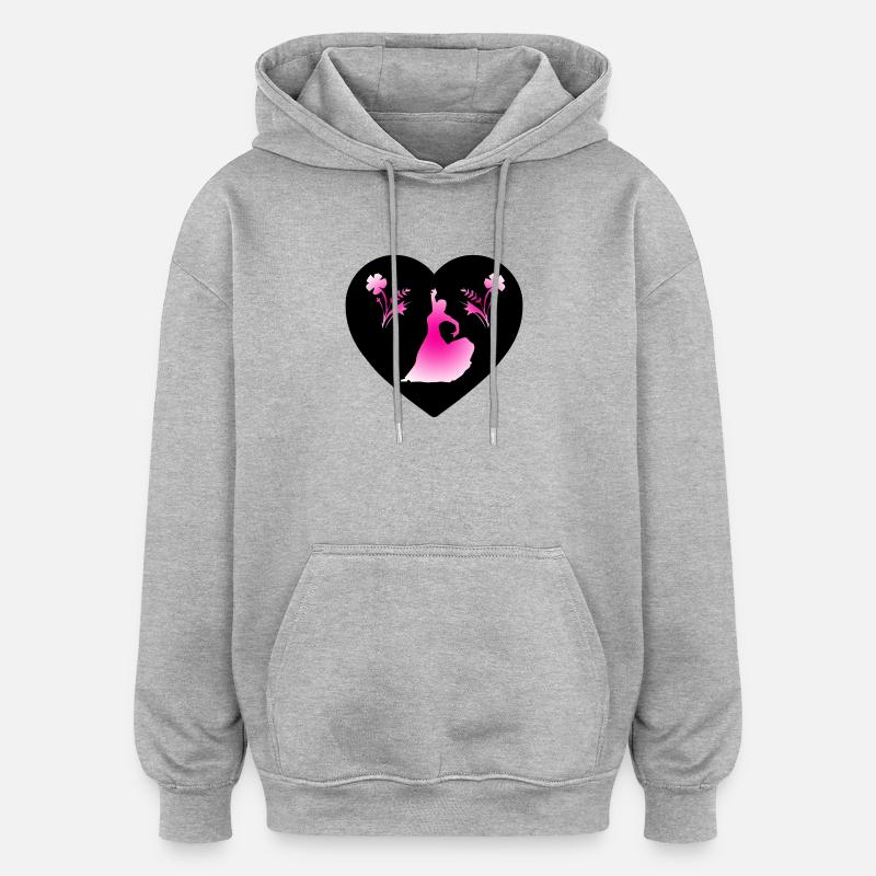 Dance - Oversized Unisex Hoodie - heather grey