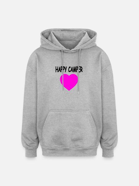 Camper - Oversized Unisex Hoodie - Grau meliert