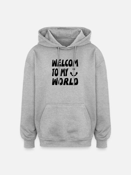 Segeln - Oversized Unisex Hoodie - Grau meliert