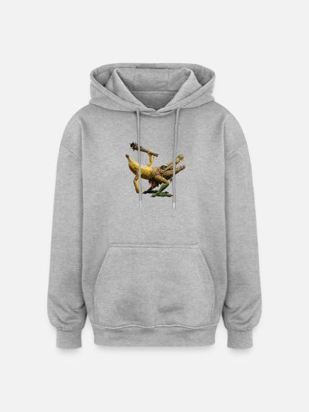 Banagarto - Oversized Unisex Hoodie - heather grey