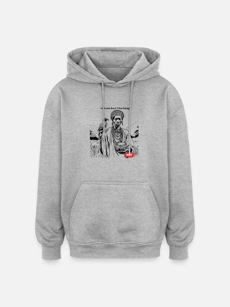 LGBT 7 - Oversized Unisex Hoodie - heather grey