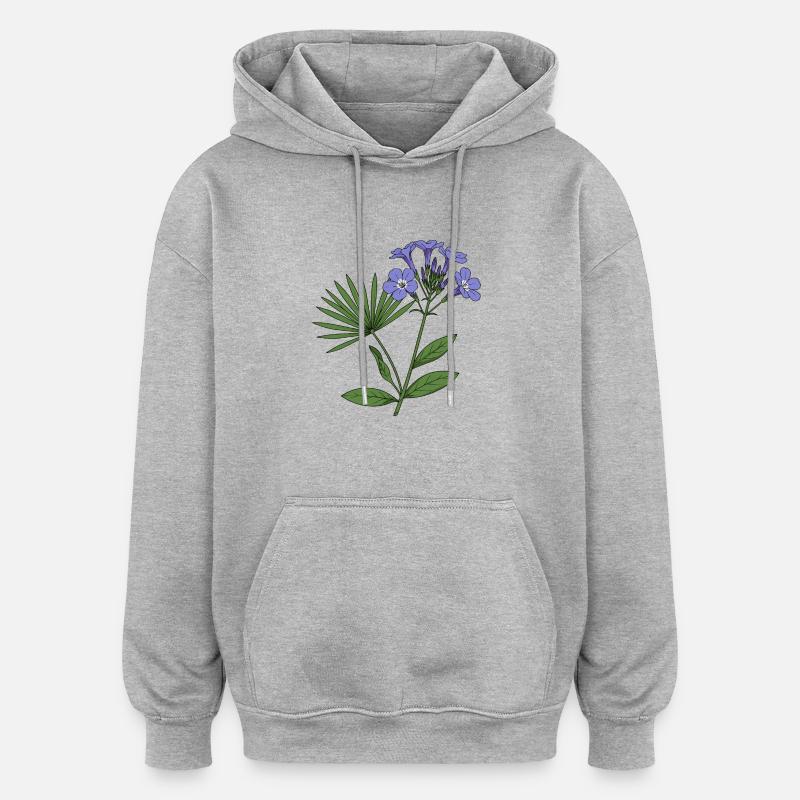 Babiana stricta - Oversized Unisex Hoodie - Grau meliert