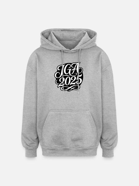 Jga 2025 Bachelor Party - Oversized Unisex Hoodie - heather grey
