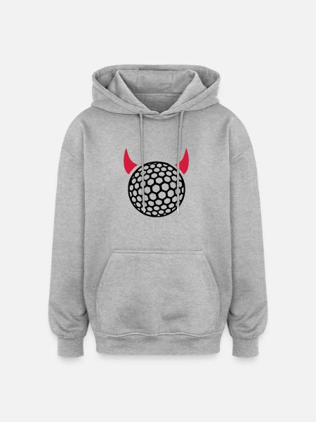 Golf - Oversized Unisex Hoodie - Grau meliert