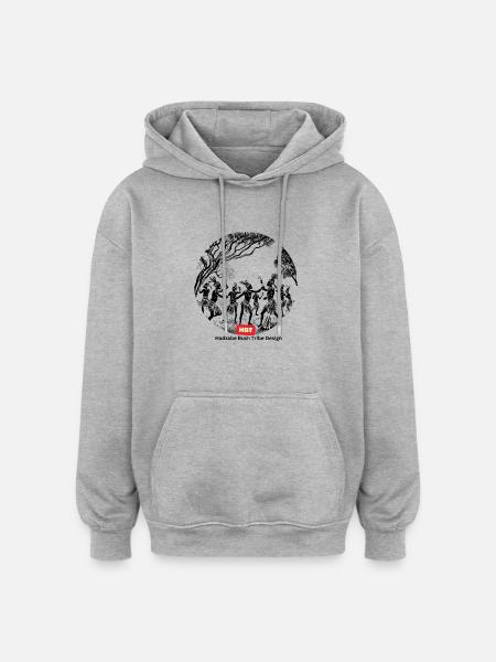 LGBT 56 - Oversized Unisex Hoodie - heather grey