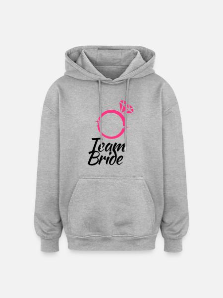 bachelorette - Oversized Unisex Hoodie - heather grey