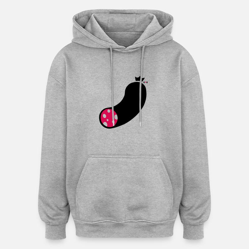 wurst - Oversized Unisex Hoodie - heather grey