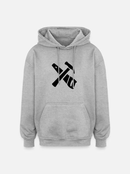 tools - Oversized Unisex Hoodie - heather grey