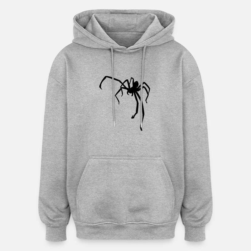 Huntsman Spider - Oversized Unisex Hoodie - Grau meliert