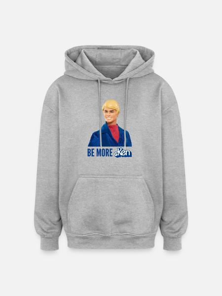 Barbie Design Met Ken - Oversized uniseks hoodie - grijs gemêleerd