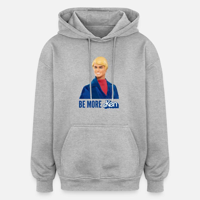 Barbie Design Avec Ken - Sweat à capuche oversize unisexe - gris chiné