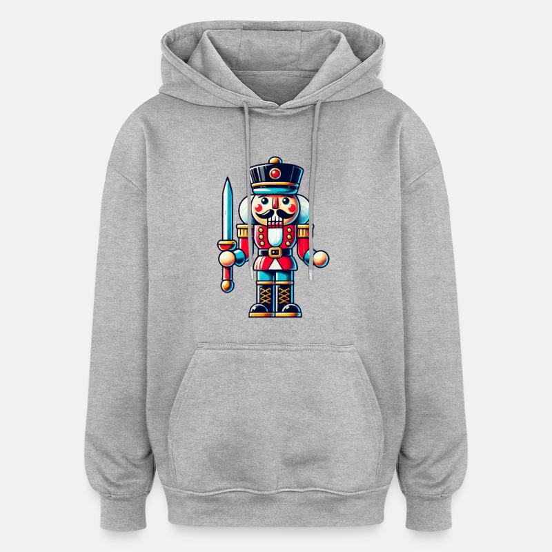 Nutcracker - Oversized Unisex Hoodie - heather grey
