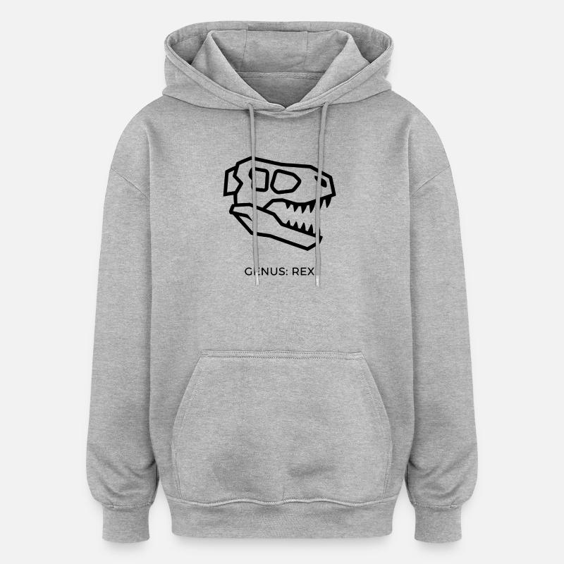 Sspecimen Apex - Sweat à capuche oversize unisexe - gris chiné