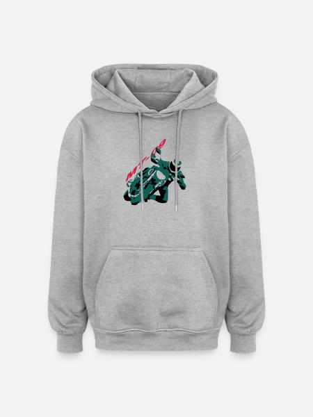 MT-09 - Oversized Unisex Hoodie - Grau meliert