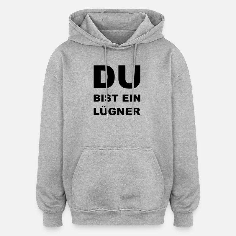 Lugner - Oversized Unisex Hoodie - heather grey