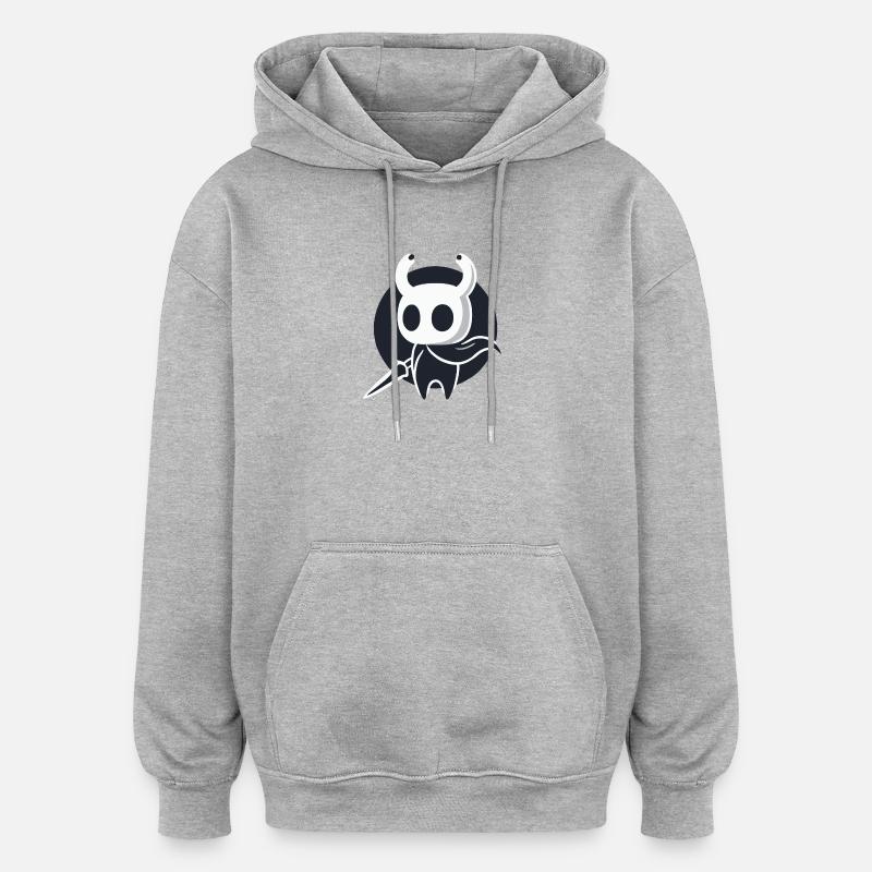 Hollow Knight - Oversized Unisex Hoodie - heather grey